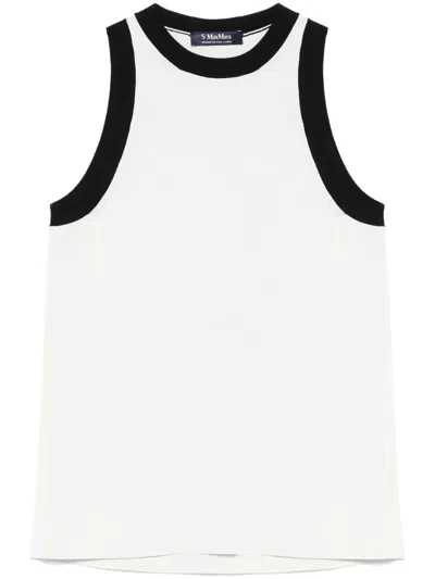 's Max Mara Slalom Tank Top In White