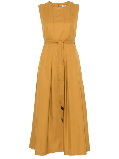's Max Mara S Max Mara Sm Amina Ocre Dress