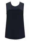 S Max Mara Smanicated Top In Blue