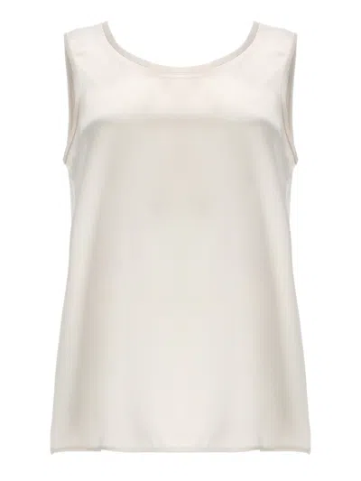 S Max Mara Sleeveless Top In Metallic