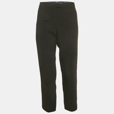 S Max Mara S'max Mara Black Crepe Blend Formal Trousers