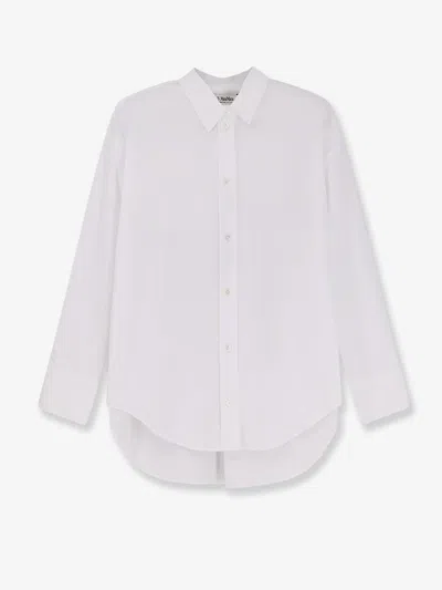 S Max Mara Smmadele Cotton Shirt In White