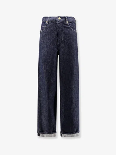's Max Mara Smmchiara Cotton Jeans In Blue