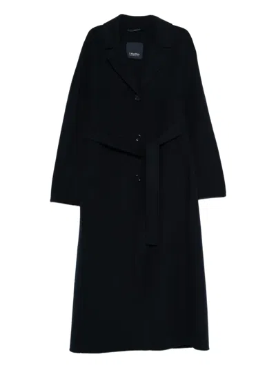 's Max Mara Smmdama Belted Coat In Black