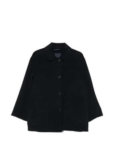 's Max Mara Smmgiugno Button-fastening Jacket In Blue