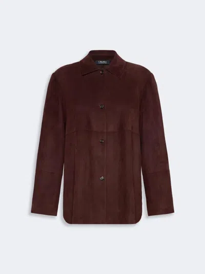 S Max Mara Smmgocce Leather Jacket Red