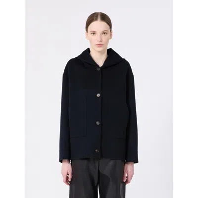 S Max Mara Smmlusso Short Coat Blue