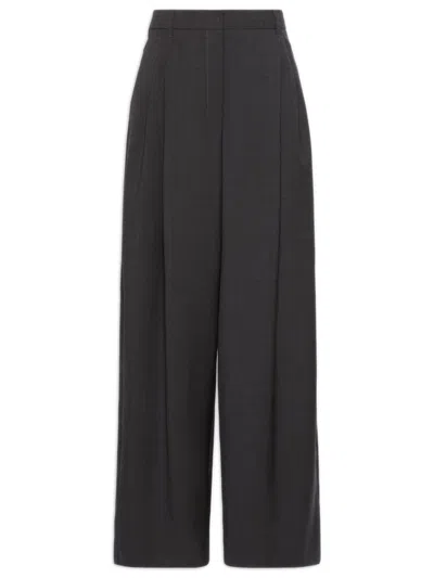 S Max Mara Smmtaro Palazzo Trousers In Black