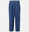 's Max Mara Sophie Denim Wide-leg Pants In Blue
