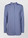 S Max Mara Sparkling Mandarin Collar Shirt
