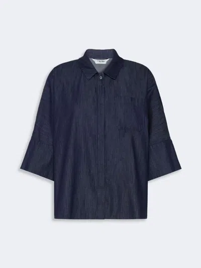 S Max Mara Stmrugiada Shirt Blue
