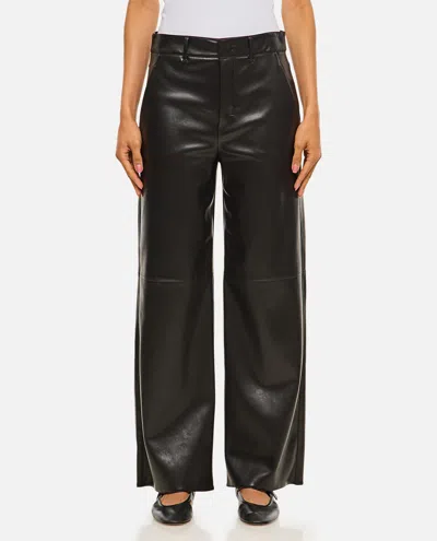 S MAX MARA STORIA ECO LEATHER TROUSERS