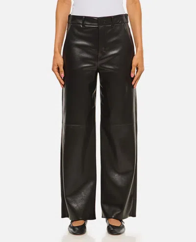S MAX MARA STORIA ECO LEATHER TROUSERS