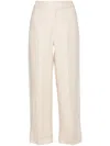 's Max Mara Straight-leg Palazzo Trousers In Beige