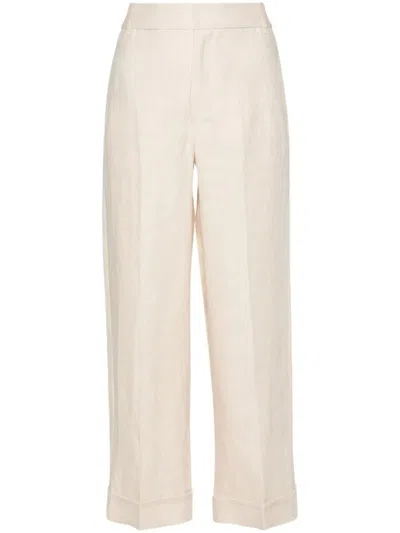 's Max Mara Straight-leg Palazzo Trousers In Neutrals