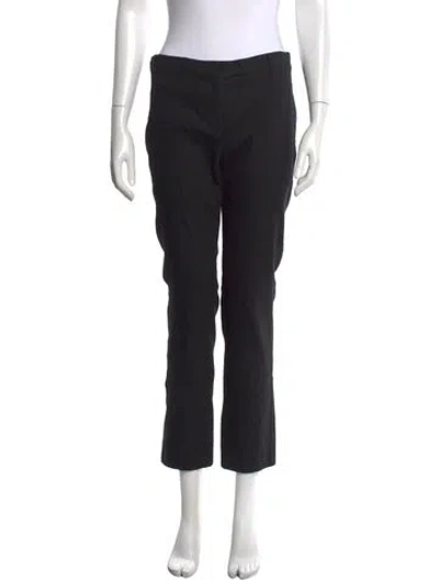Pre-owned 's Max Mara Straight Leg Pants In Black