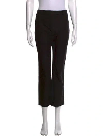 Pre-owned S Max Mara Straight Leg Pants In Black