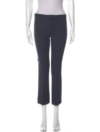 Pre-owned 's Max Mara Straight Leg Pants In Blue