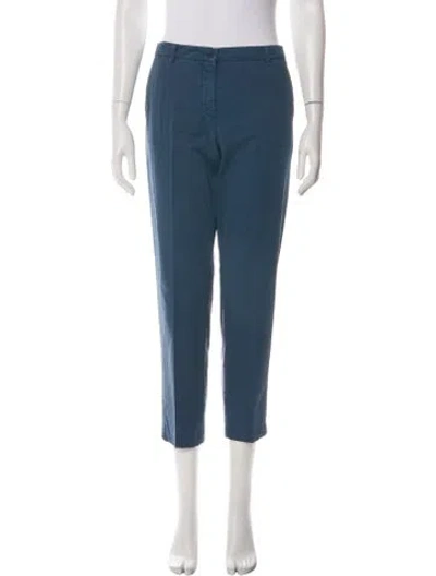 Pre-owned 's Max Mara Straight Leg Pants In Green