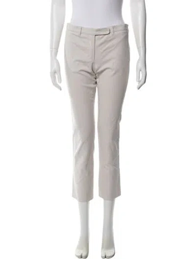 Pre-owned S Max Mara Straight Leg Pants In Grey