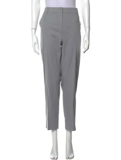 Pre-owned S Max Mara Straight Leg Pants In Grey