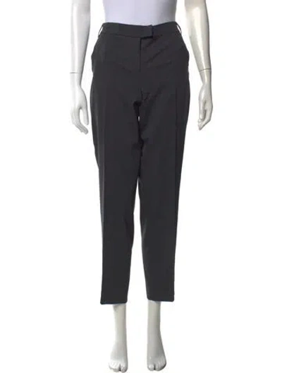 Pre-owned S Max Mara Straight Leg Pants In Grey
