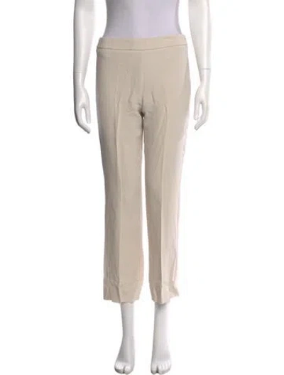 Pre-owned 's Max Mara Straight Leg Pants In Neutrals