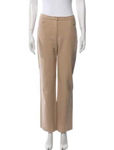 Pre-owned 's Max Mara Straight Leg Pants In Neutrals