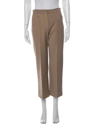 Pre-owned S Max Mara Straight Leg Pants In Neutrals