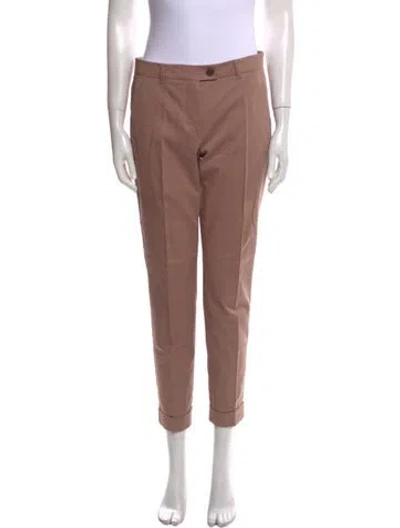 Pre-owned 's Max Mara Straight Leg Pants In Pink
