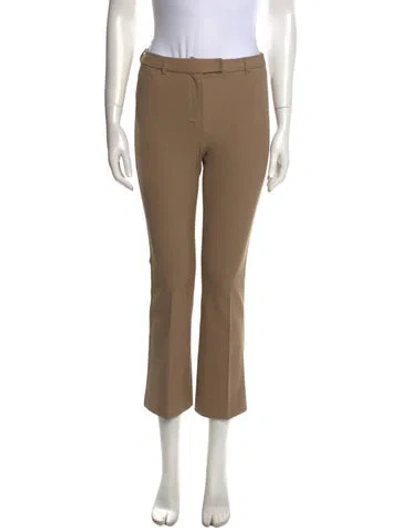 Pre-owned 's Max Mara Straight Leg Pants W/ Tags In Brown