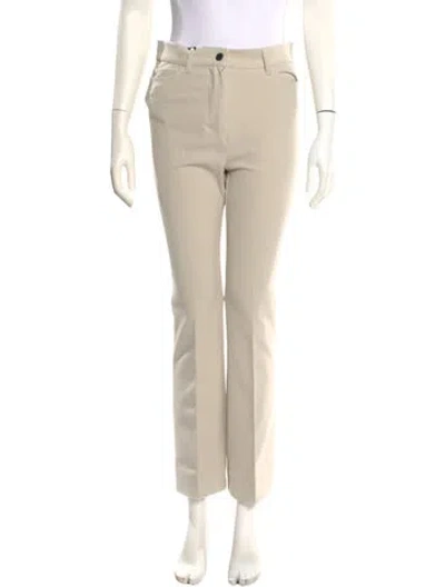 Pre-owned S Max Mara Straight Leg Pants W/ Tags In Neutrals