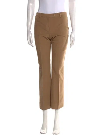 Pre-owned S Max Mara Straight Leg Pants W/ Tags In Neutrals