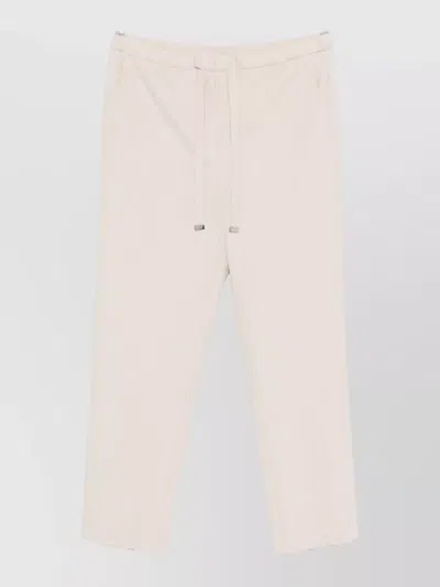 S Max Mara Straight-leg Cropped Wool Trousers In Multi