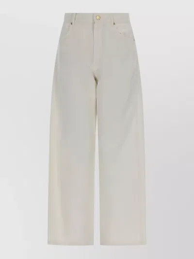 S Max Mara Straight-leg Jeans In White