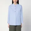 S Max Mara Striped Shirt In Light Blue