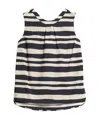 'S MAX MARA STRIPED SLEEVELESS TOP