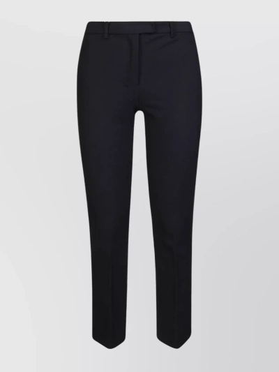 S MAX MARA STRUCTURED TAILORED TROUSERS WITH BACK POCKETS