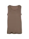 S Max Mara Stud-embellished Tank Top In Brown