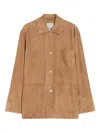 's Max Mara Fresia Suede Overshirt In Brown