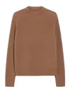S Max Mara Ines Sweater In Wool And Cashmere In Camel