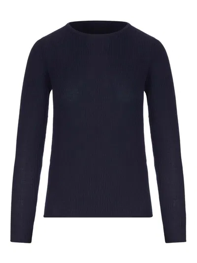 S Max Mara Suéter Cuello Redondo - Azul