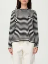S Max Mara Womens Natural Canti Stripe-print Linen Jumper