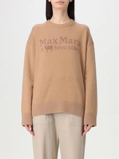 'S MAX MARA SWEATER 'S MAX MARA WOMAN COLOR BROWN,G54921032