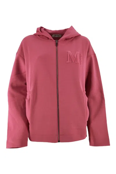 's Max Mara Logo Embroidered Jacket In Pink