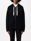 's Max Mara Womens Black Jour Logo-drawstring Cotton-blend Hoody In Black