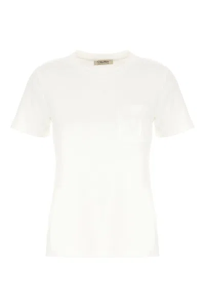 S Max Mara T-shirt In White