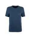 S Max Mara Madeira Blue T-shirt In Blue