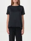 's Max Mara Rebecca Satin T-shirt In Schwarz