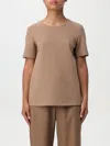 's Max Mara T-shirt  Woman Color Brown In Braun